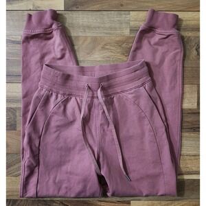 Lululemon Women's Scuba High-Rise Jogger Sweatpants Dusty Pink Size 2